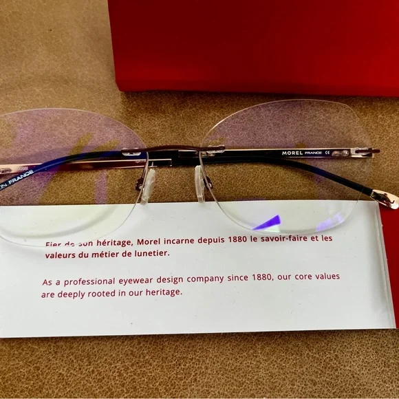 NWOT Morel Rimless Reading Glasses UV Blue Light - Picture 7 of 9